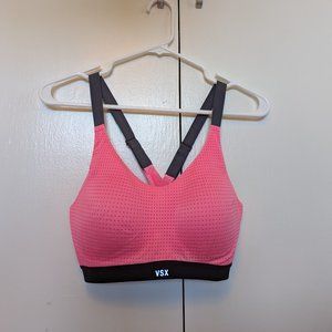 Victoria's Secret Sports Bra with Adjustable Straps - 34C - Pink